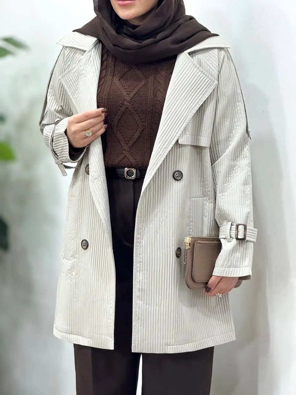 ترنچ کت آستردار آیسو سلدا